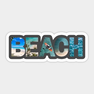 Beach life Sticker